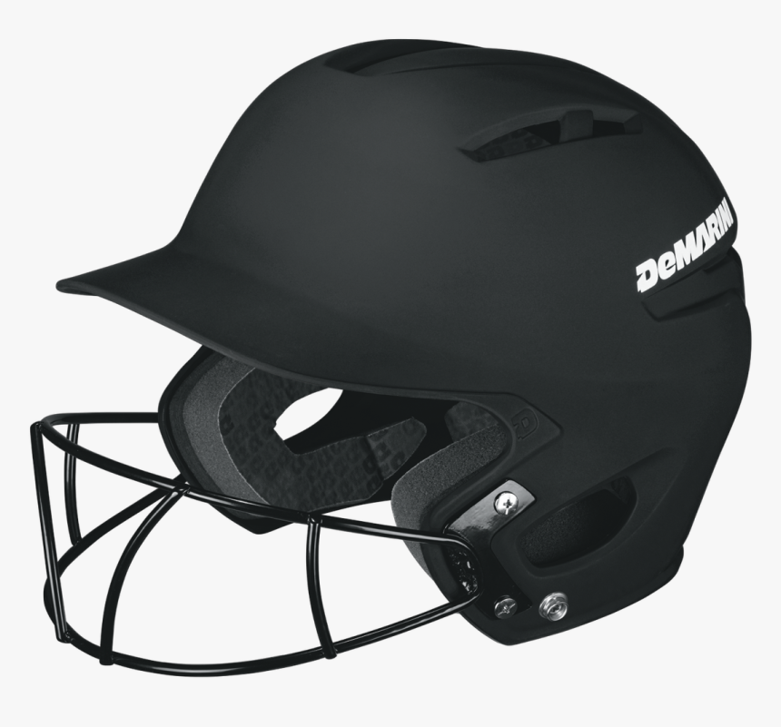 Demarini Paradox Protective Batting Helmet With Softball - Softball Helmet, HD Png Download, Free Download
