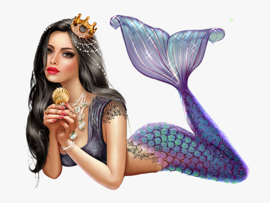 #sirena #sad #kawaii #galaxy #galaxi #lindo #chicas - Illustratie Girls, HD Png Download, Free Download