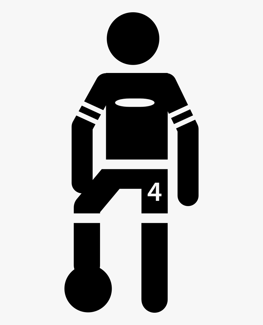 Soccer Player Standing With The Ball Under One Feet - Football, HD Png Download, Free Download