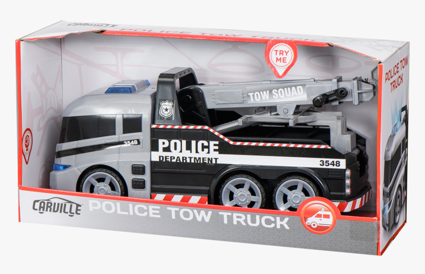 Carville Police Tow Truck ,, , Large - Trailer Truck, HD Png Download, Free Download