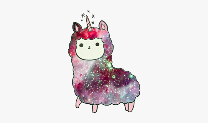 Llama Transparent Tumblr - Cute Cartoon Llama Transparent, HD Png Download, Free Download