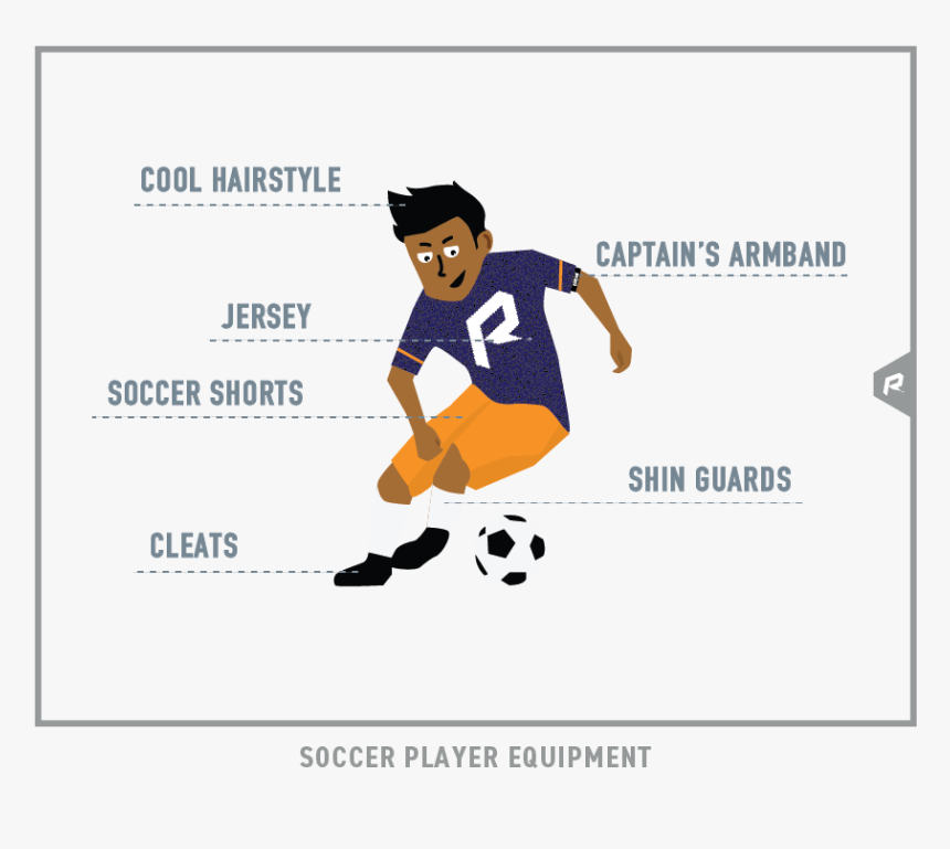 Soccer Player Equipment, HD Png Download, Free Download