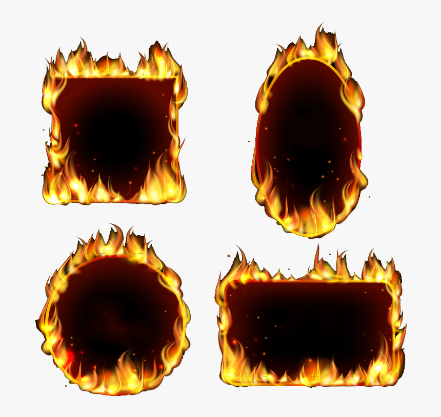 Transparent Fire Design Png - Frame Free Fire Png, Png Download, Free Download