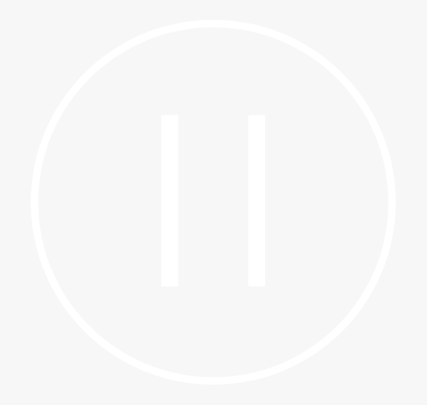 Pause White Icon Png, Transparent Png, Free Download