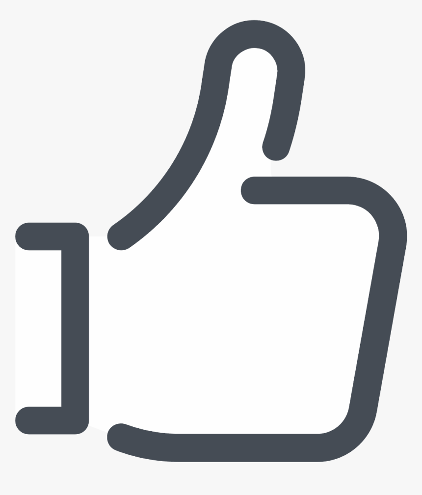 The Universal Thumbs Up Icon For Liking Things On Facebook, HD Png Download, Free Download