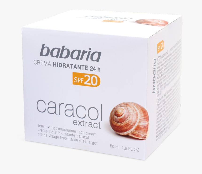 Crema Facial Hidratante De Baba De Caracol De Babaria - Snail, HD Png Download, Free Download