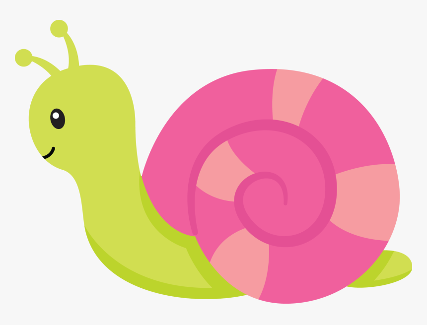 Transparent Pink Elephant Png - Cute Snail Clipart Png, Png Download, Free Download