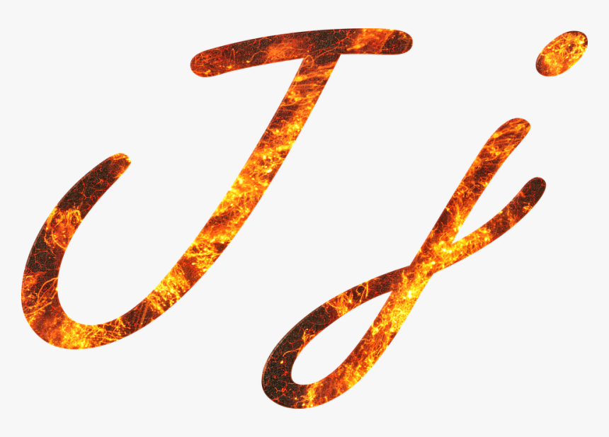 Letter, J, Fire, Embers, Lava, Font, Write, Type, Fonts - J Png Text, Transparent Png, Free Download