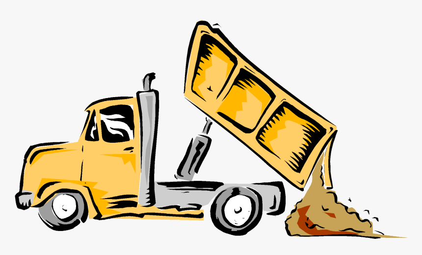 Download Dump Truck Clipart Dump Truck Garbage Truck - Dump Truck Dumping Clipart, HD Png Download, Free Download