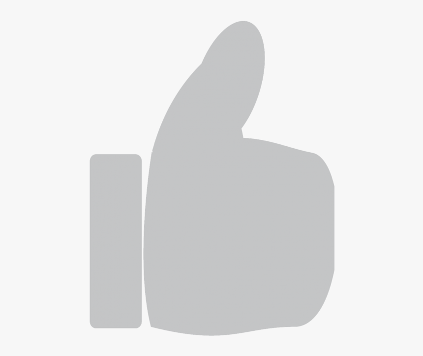 Thumbs Up Icon Like - Gray Thumbs Up Icon, HD Png Download, Free Download