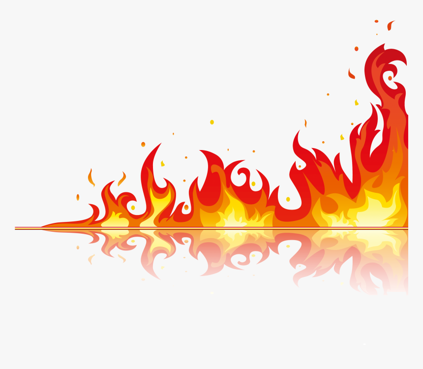 Fire Text Png - Flame Vector, Transparent Png, Free Download
