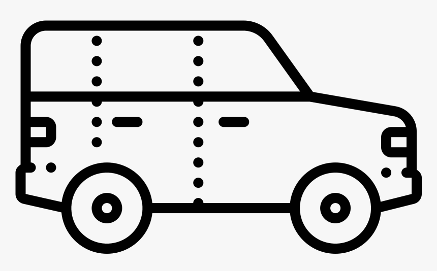 This Icon Is A Part Of A Collection Of Jeep Flat Icons, HD Png Download, Free Download