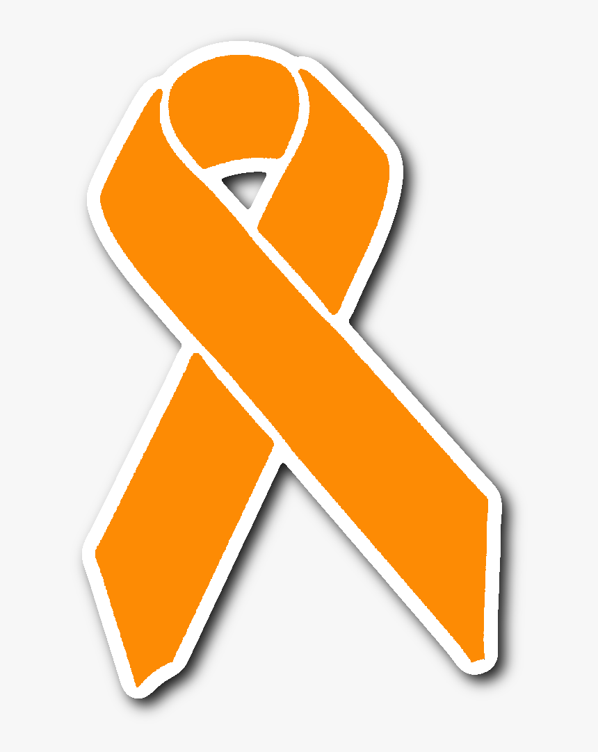 Orange Ribbon Png - Light Blue And Dark Blue Ribbon, Transparent Png, Free Download