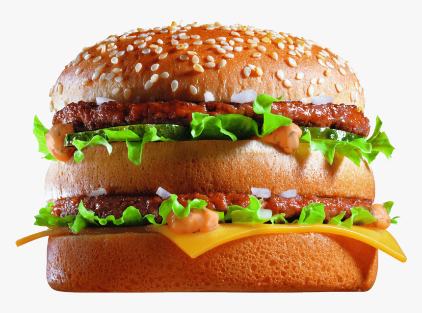 Mcdonald"s Big Mac Close Up - Mcdonalds Big Mac Burger, HD Png Download, Free Download