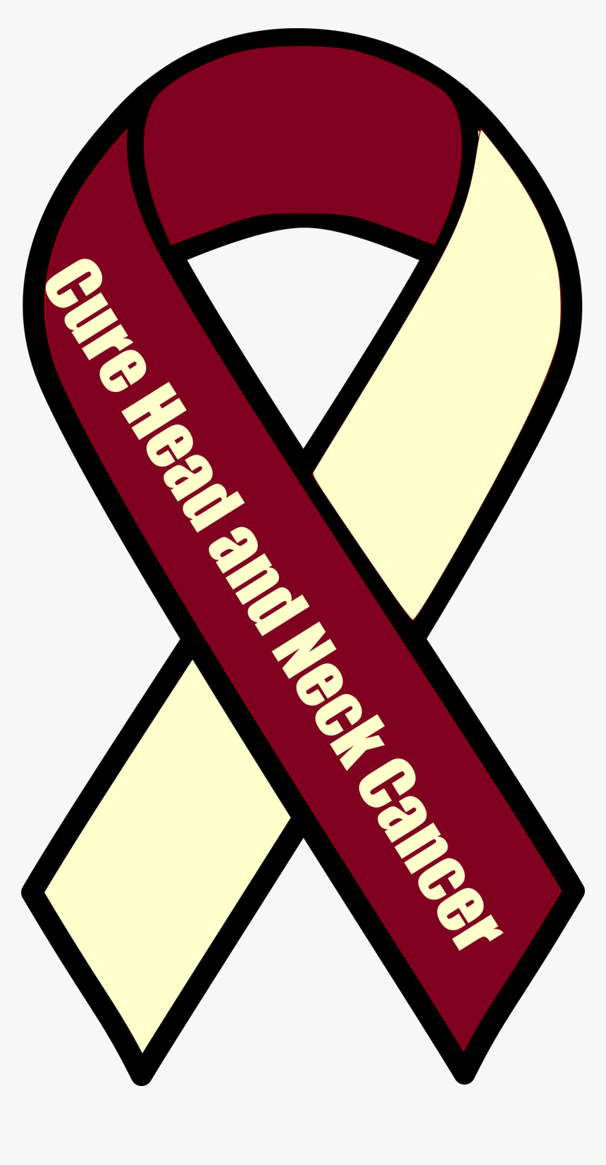 Clipart - Cure Head And Neck Cancer, HD Png Download, Free Download