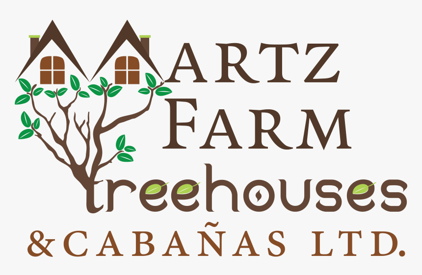 Martz Farm Treehouses & Cabanas Logo - Cade Winery, HD Png Download, Free Download