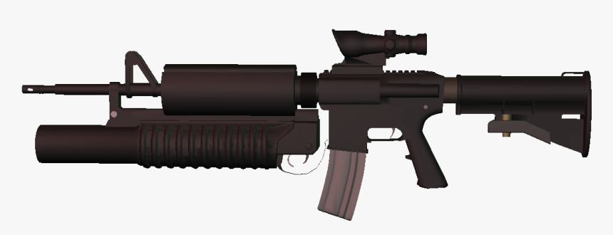 Trigger Firearm M4 Carbine M203 Grenade Launcher - Airsoft Semi Auto M4, HD Png Download, Free Download
