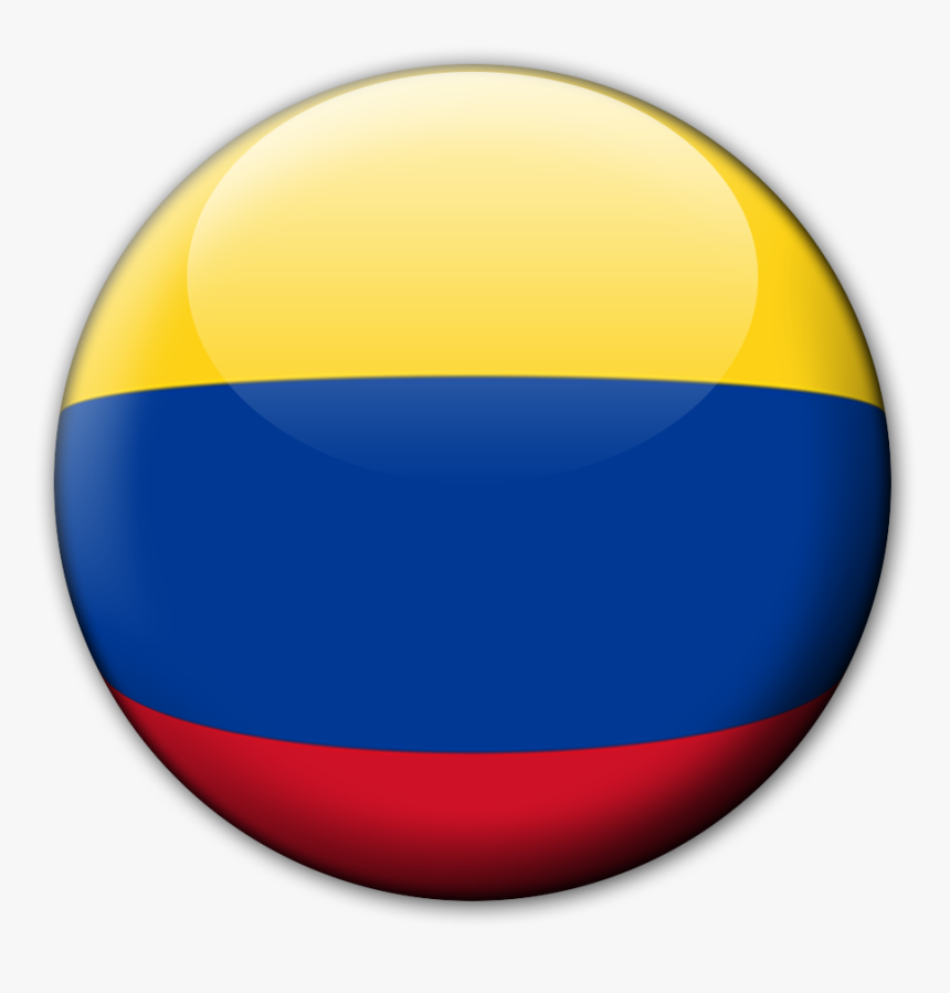 Of Flag Peru Colombia Country Free Download Png Hd - Bandera Colombia Redonda Png, Transparent Png, Free Download