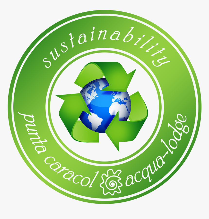 Recycling Symbol With Earth, HD Png Download, Free Download