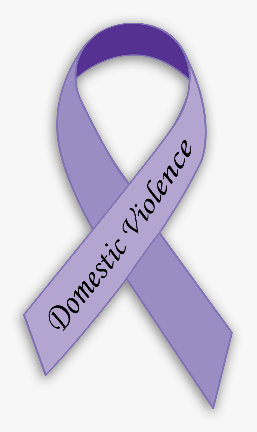 Domestic Violence Purple Ribbon Clipart.