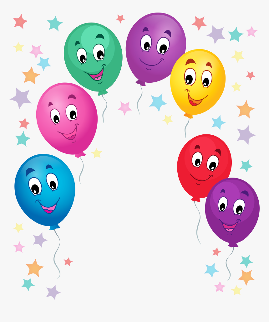 Balloons Cartoon Decoration Png Clipart Picture - Balloons Cartoons, Transparent Png, Free Download