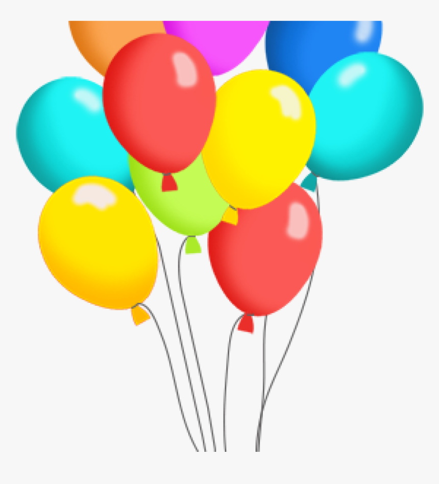 Free Clip Art For Birthday Balloons - Birthday Balloons Clipart, HD Png Download, Free Download