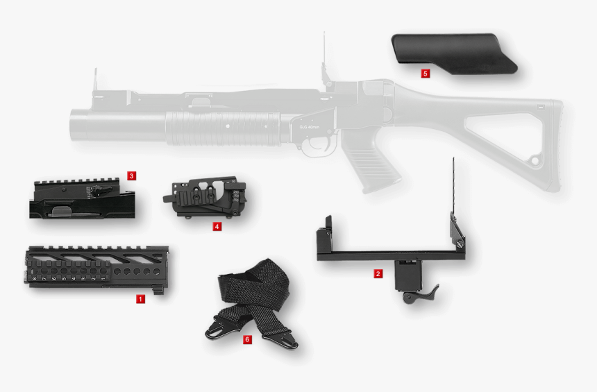 Sig Granatwerfer - Sig 550 Grenade Launcher, HD Png Download, Free Download