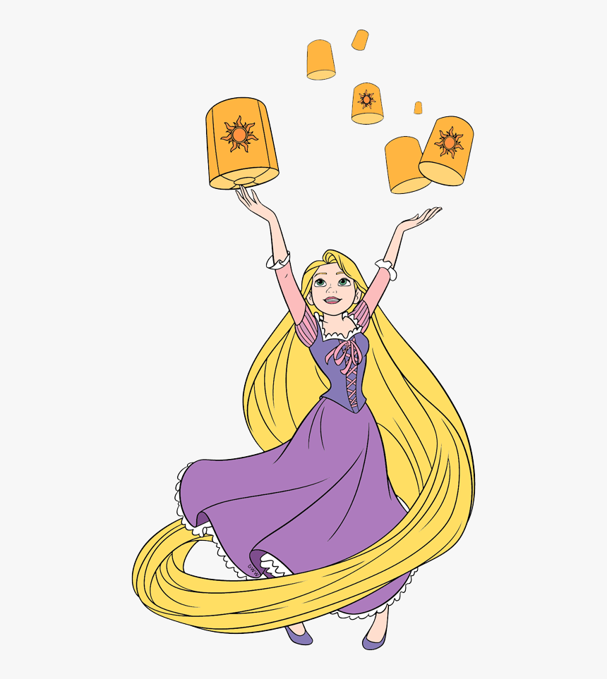 Tinkeperi Disney Princess Tangled - Tangled Rapunzel And Lanterns, HD Png Download, Free Download