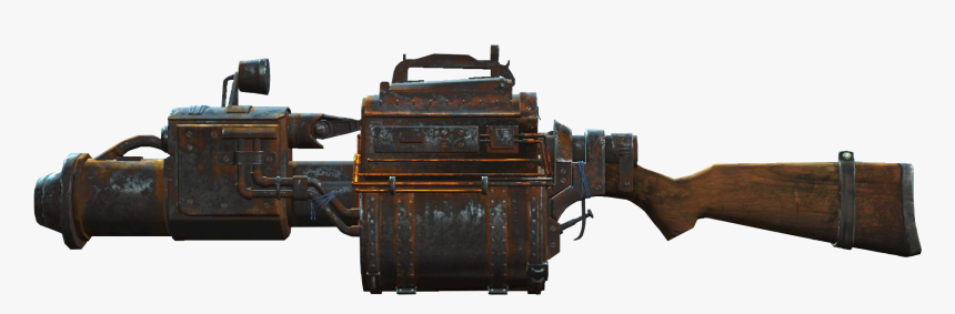 Clip Art Grenade Launcher Fallout - Fallout 4 Railway Rifle, HD Png Download, Free Download