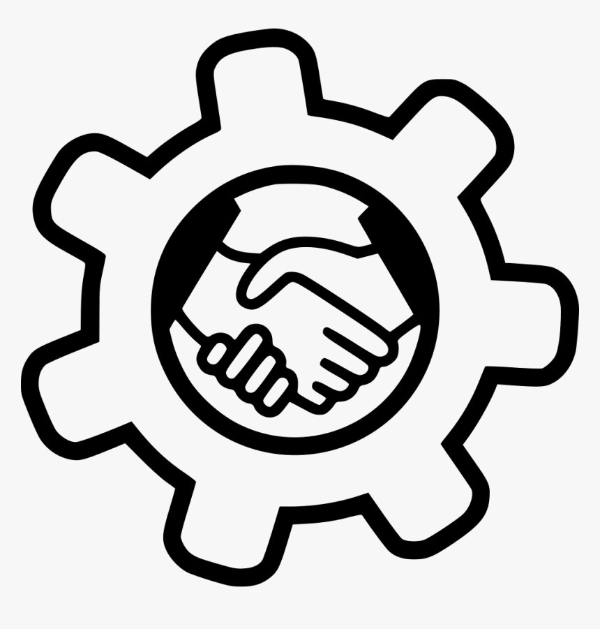 Crm Customer Relationship Management Client - Shaking Hands Drawing Easy, HD Png Download, Free Download