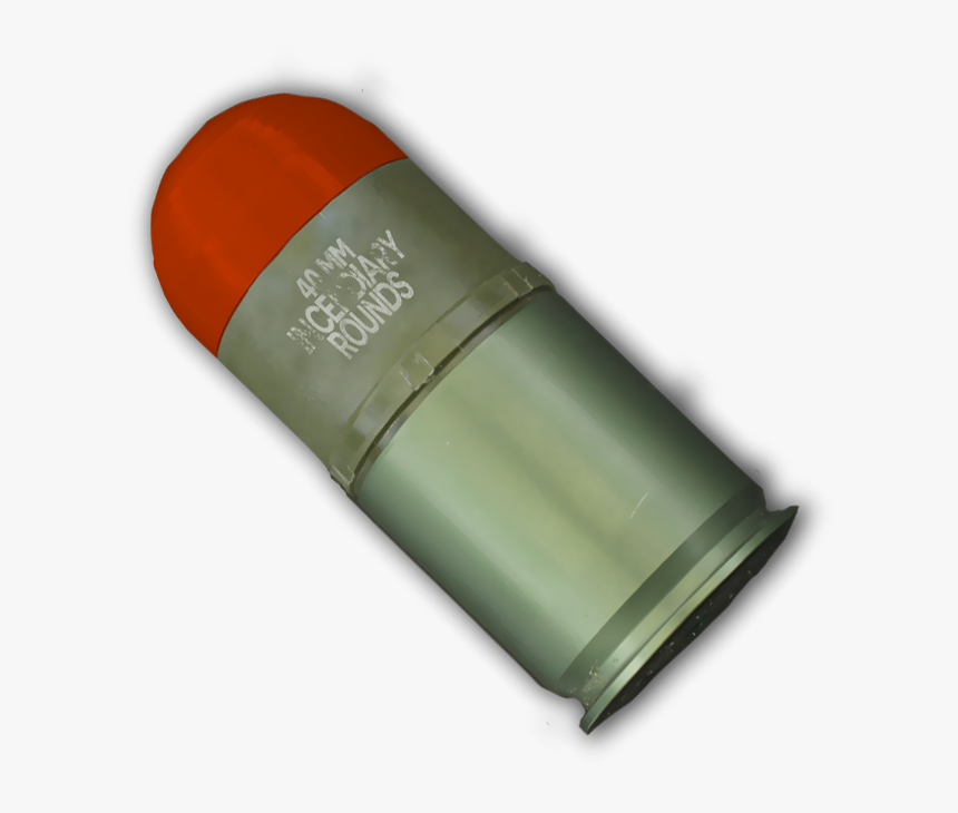 Transparent Grenade Launcher Png - Incendiary Grenade Launcher Round, Png Download, Free Download