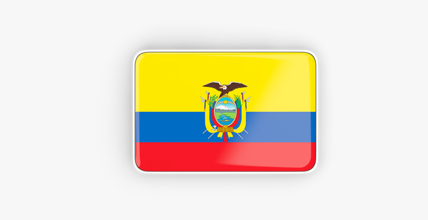 Rectangular Icon With Frame - Ecuador Flag, HD Png Download, Free Download