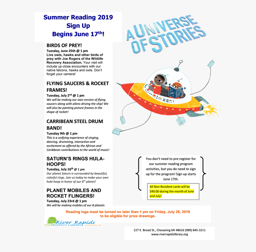 Children"s Summer Reading - Flyer, HD Png Download, Free Download