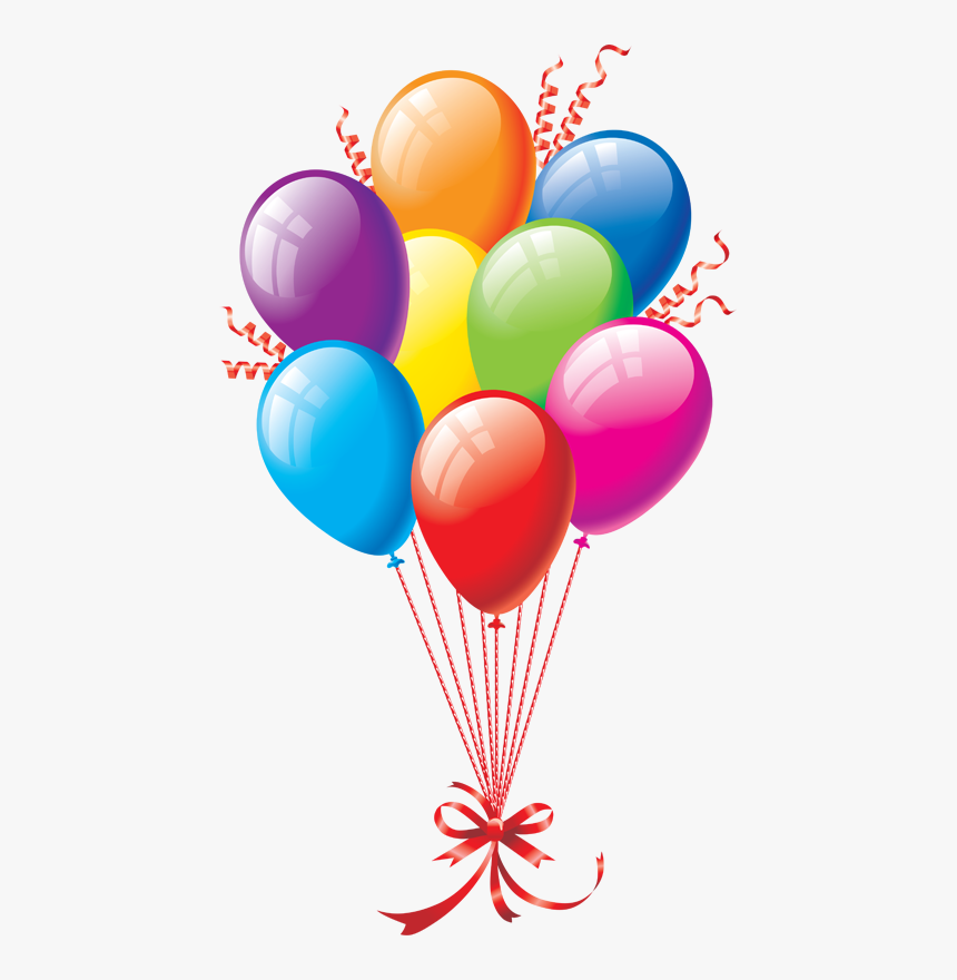 Tubes Anniversaires Balloons Photos - Transparent Background Birthday Balloons, HD Png Download, Free Download