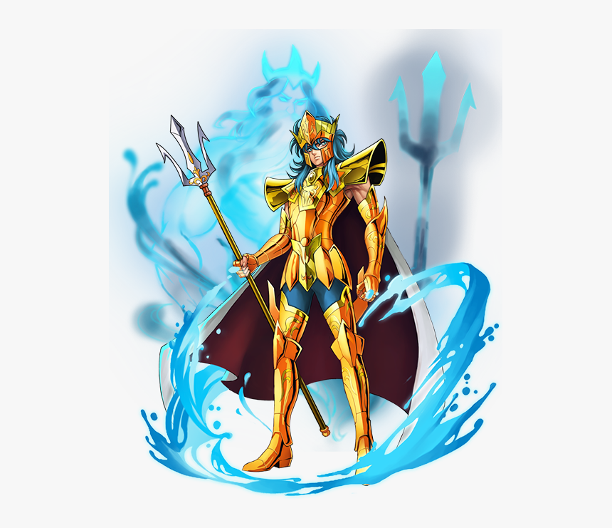 Poseidon Saint Seiya Png , Png Download - Poseidon Saint Seiya Png, Transparent Png, Free Download