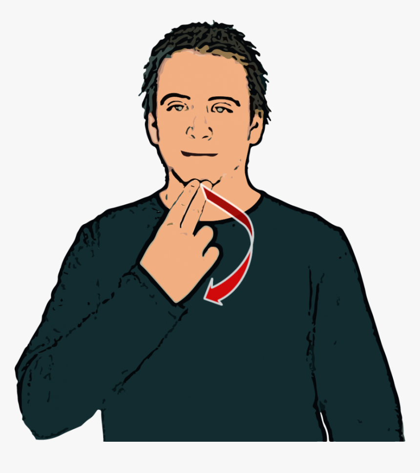 Clip Art Crazy In Sign Language - British Sign Language Good Afternoon, HD Png Download, Free Download