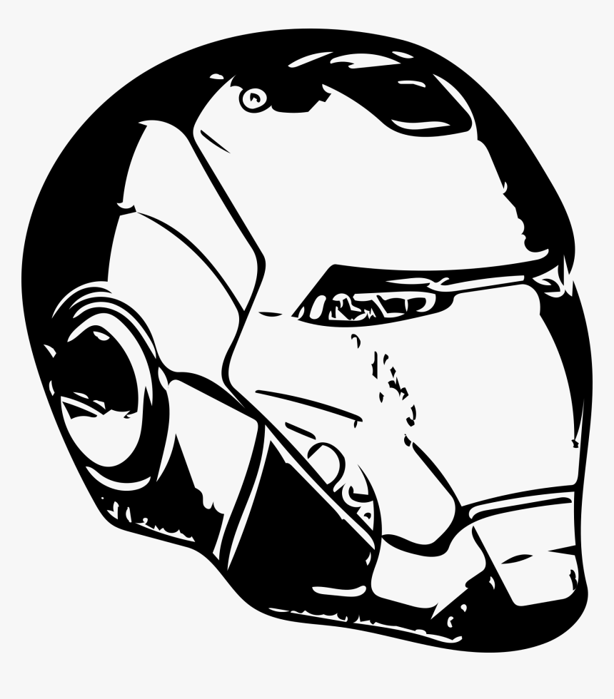 Transparent The Mask Png - Iron Man Helmet Svg, Png Download, Free Download