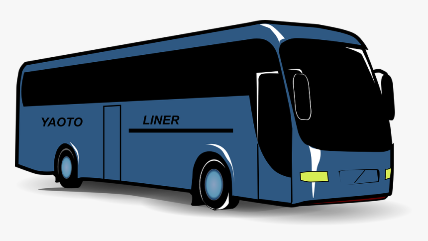 Bus, Public Transport, Transport, Mobile Home, Travel - Tour Bus Clip Art, HD Png Download, Free Download