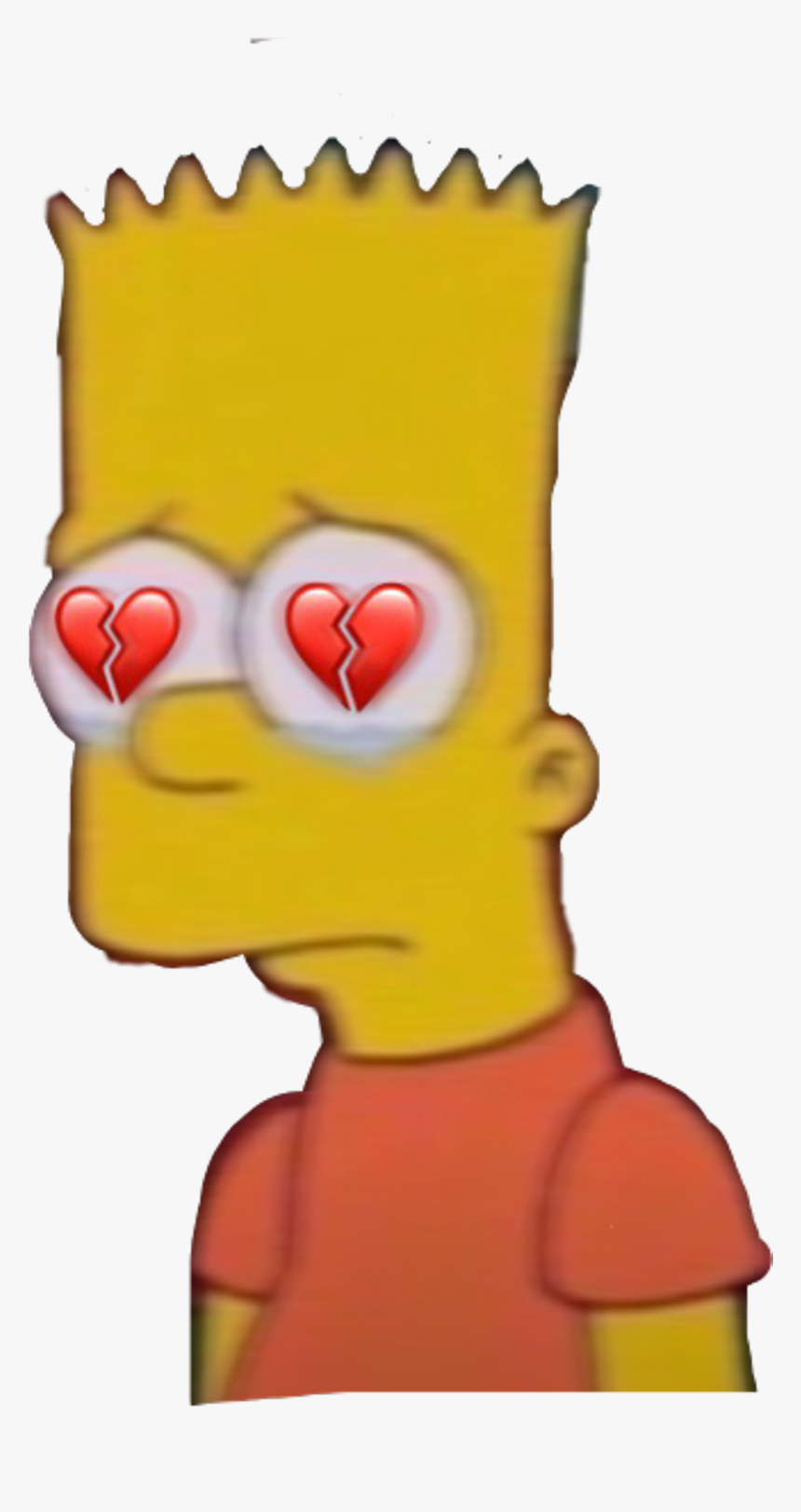 Los Simpson Bart Sad, HD Png Download, Free Download