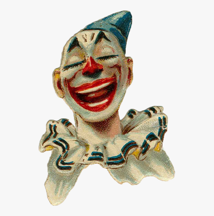 Transparent Laughing Mask Png - Vintage Circus Clown Png, Png Download, Free Download