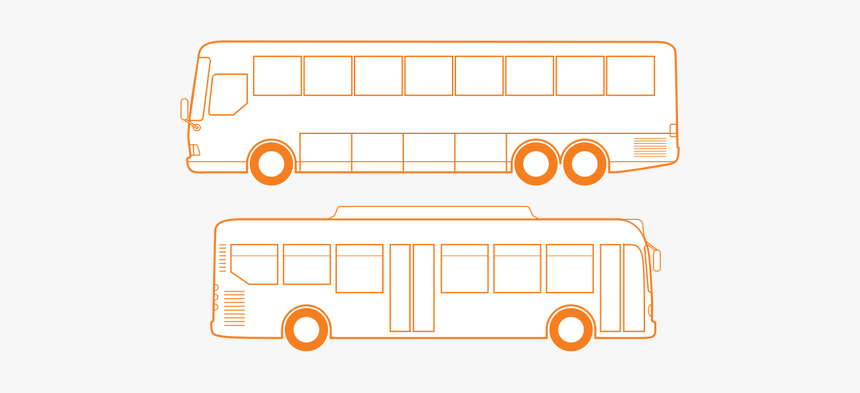 City Bus Vector Clip Art - Transit Bus Cartoon, HD Png Download, Free Download