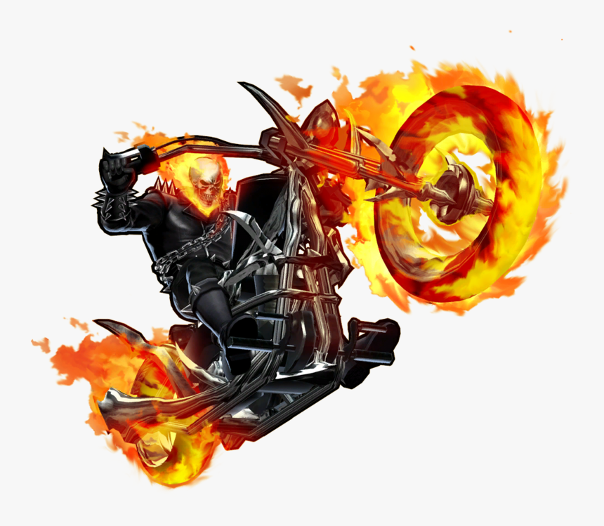 Ghost Rider Face Transparent Background - Ghos Rider Bike Stickers, HD Png Download, Free Download