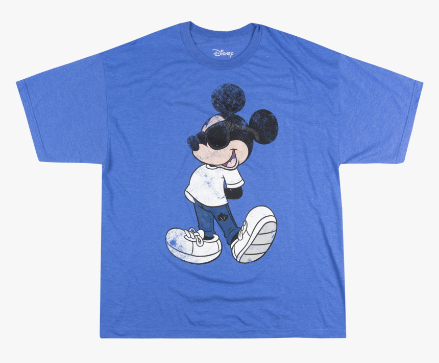 Plus Size Mickey Mouse Shirts - Navy Blue T Shirt, HD Png Download, Free Download