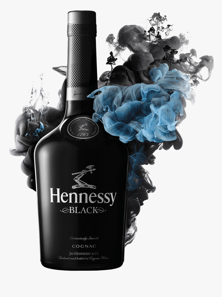Black Hennessy Bottle, HD Png Download, Free Download