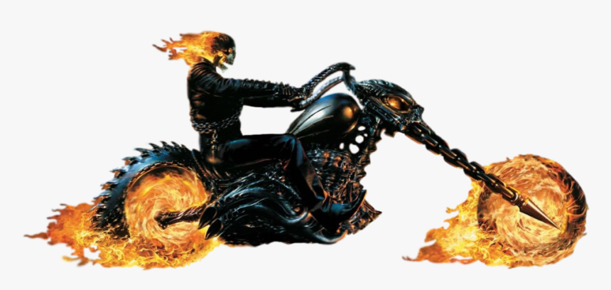 Ghost Rider En Moto Png, Transparent Png, Free Download