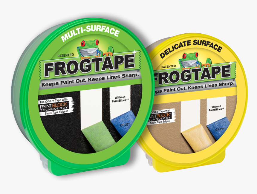 Frogtape® Brand Multi-surface And Delicate Surface - Frog Masking Tape, HD Png Download, Free Download