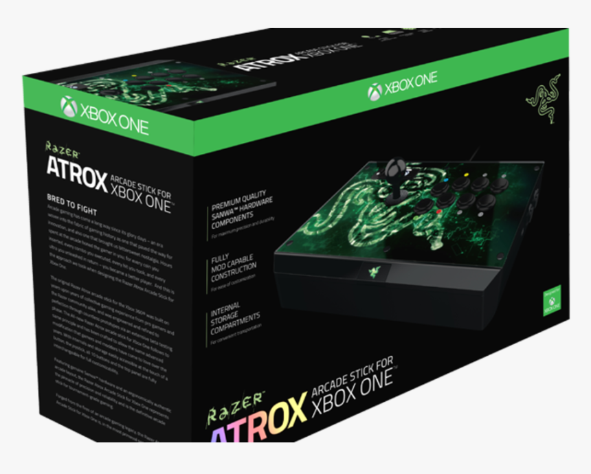 Razer Atrox Arcade Stick For Xbox One - Razer Atrox Xbox One, HD Png Download, Free Download