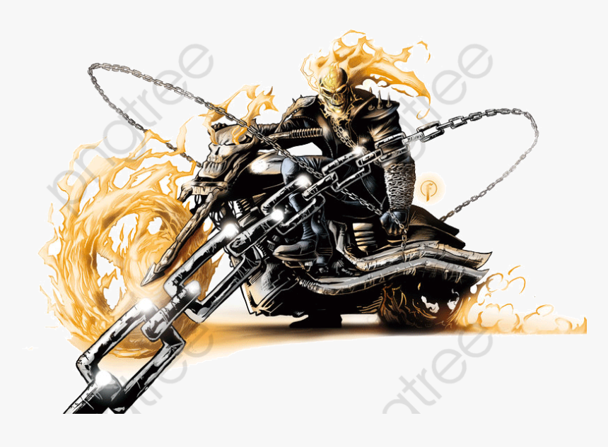 Ghost Rider Png - Ghost Rider Bike Wallpapers Hd, Transparent Png, Free Download