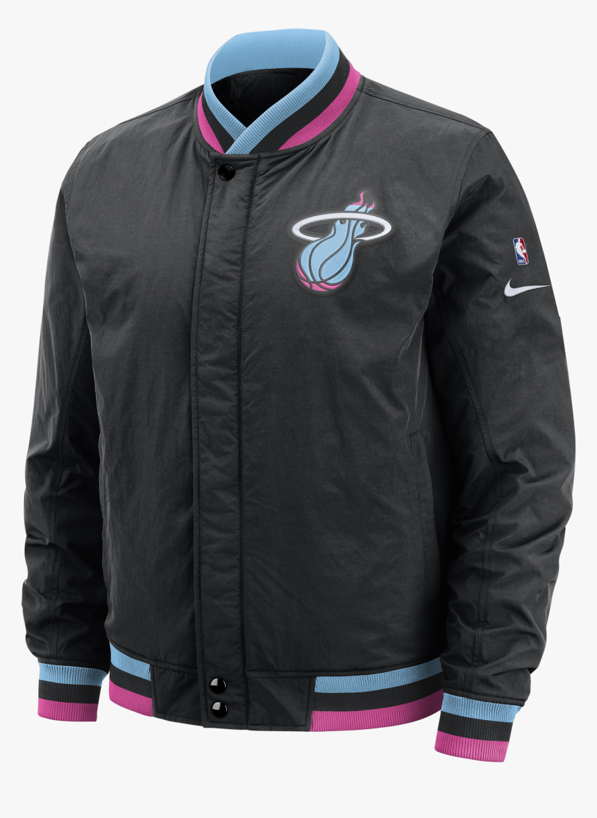 Nike Miami Heat Vice Nights Courtside Jacket - Miami Heat Jacket, HD Png Download, Free Download