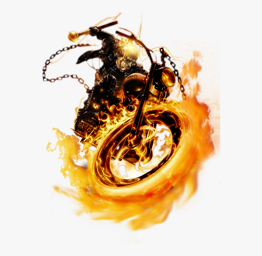 Ghost Rider Bike Png, Transparent Png, Free Download